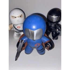 Hasbro Mighty Muggs gi joe snake eyes cobra commander storm shadow ninja lot